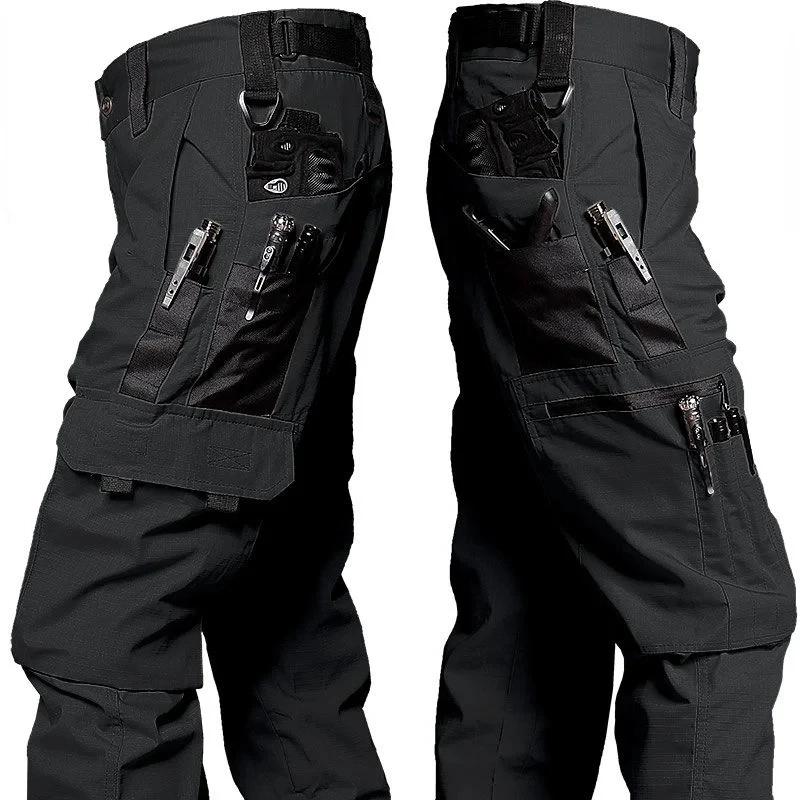 

Wear Resistant Work Pant Man Multi-pocket Straight Cargo Trousers Outdoor Jogging Tactical Pants Spring Autumn Casual Trousers XXXL