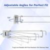 Stainless Steel Rv Refrigerator Tension Rods Adjustable RV Secure Bars Telescopic RV Fridge Rod