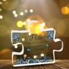 1pc,  Spanish Enhanced Acrylic Block Puzzle Plaque - Delicate Aunt Gifts - Perfect Christmas Anniversaries  Wedding Birthdays