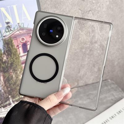 Fashion Frosted Matte Clear Magnetic PC Hard Shell Case for VIVO X Fold 6 5 3 3Pro for Magsafe  Wireless Charge Shockproof Cover