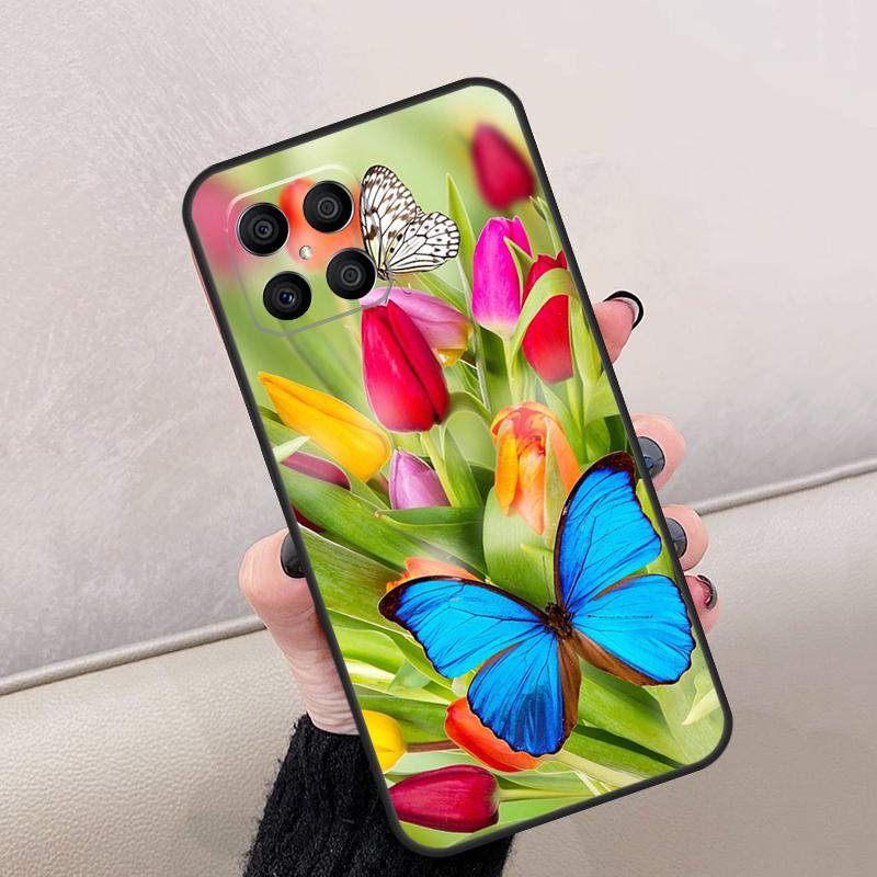 Colorful Butterfly For Honor Magic 7 6 5 8 Pro Case For Honor 200 Lite 400 70 50 X8c X8b X9a X9b X9c X9d Win RT