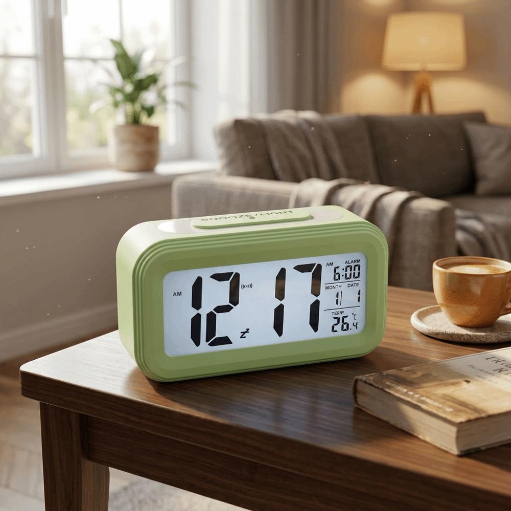 Adjustable Luminous Mode LED Alarm Clock Multifunctional Desktop Alarm Clock Home Decor