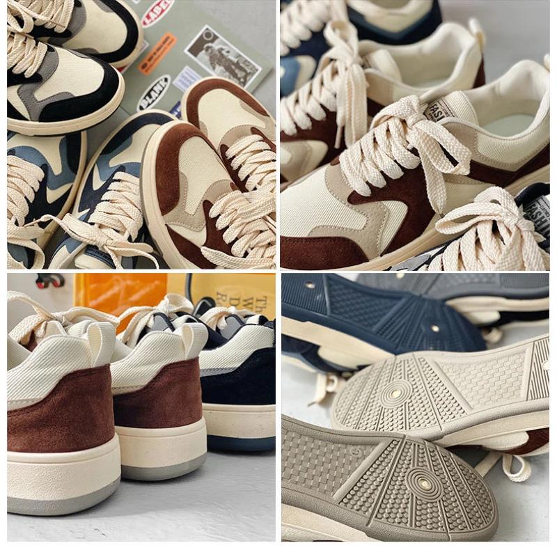 Trend Men Casual Sneakers Autumn Designer Shoes For Men Comfortable Walking Platform Vulcanized Shoes Zapatillas De