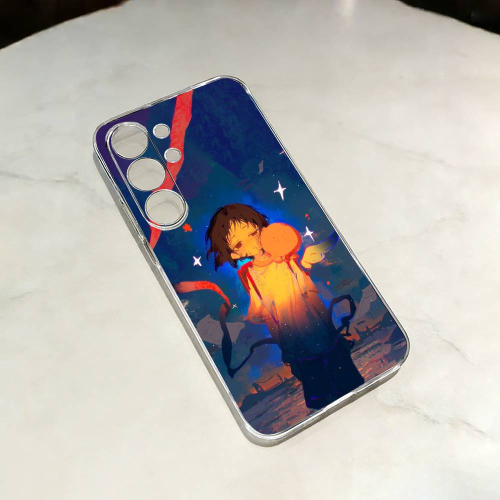 

T-Takopis Anime Original Sin Clear Hard Phone Case For Samsung S25,24,23,22,30,21,10,9,Ultra,Plus,Lite Transparent Cover Samsung S23plus5G