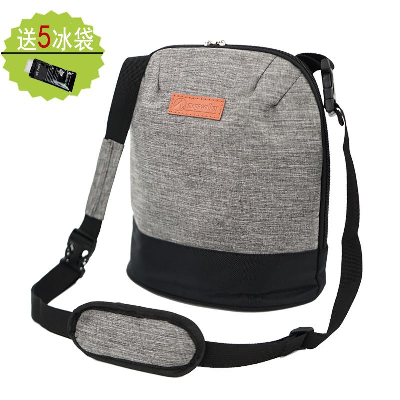 Mega Walker Girls Lunch Bag For Women 5.2L Bring Food Package Aluminum Foil Portable Thermal Cooler Package