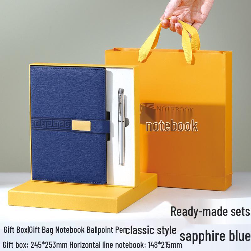 A5 Custom Logo Notebook Gift Set - High-Quality Business Diary with Gift Box