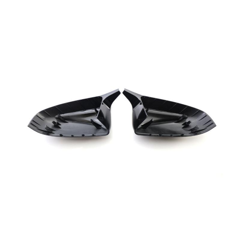 1 Pair Side Rearview Wing Mirror Cover Caps Gloss Black 51162182697 51162182698 for BMW X5 X6 E70 E71 2008-2013