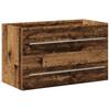 Washbasin Cabinet with Drawers Rustic Wood Look 80 X 38.5 X 48 Cm