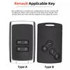 Hub Caps Car Key Case Cover For Renault Koleos Kadjar Sandero Espace Kangoo Laguna Talisman Twingo Duster Captur Clio Logan Mega