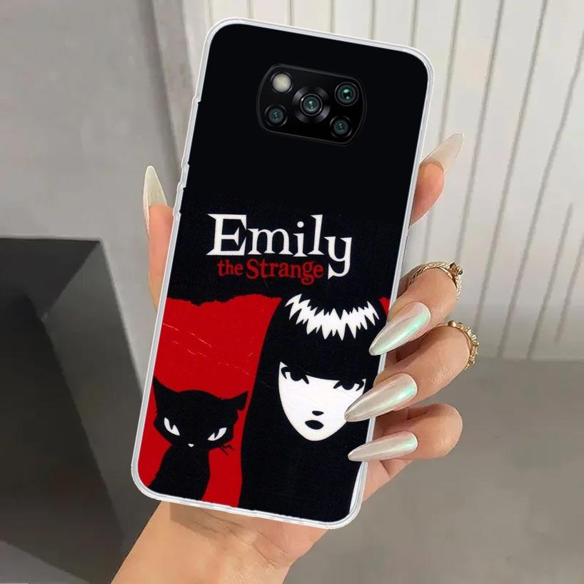

Чехол для телефона Emily The Strange в стиле комиксов для Xiaomi Poco X5 X6 X7 Pro F7 Ultra M7 Redmi 15 15C 13 13C 12 12C 10 10A 10C 9 9A 9C 9T Sh Xiaomi Poco X6