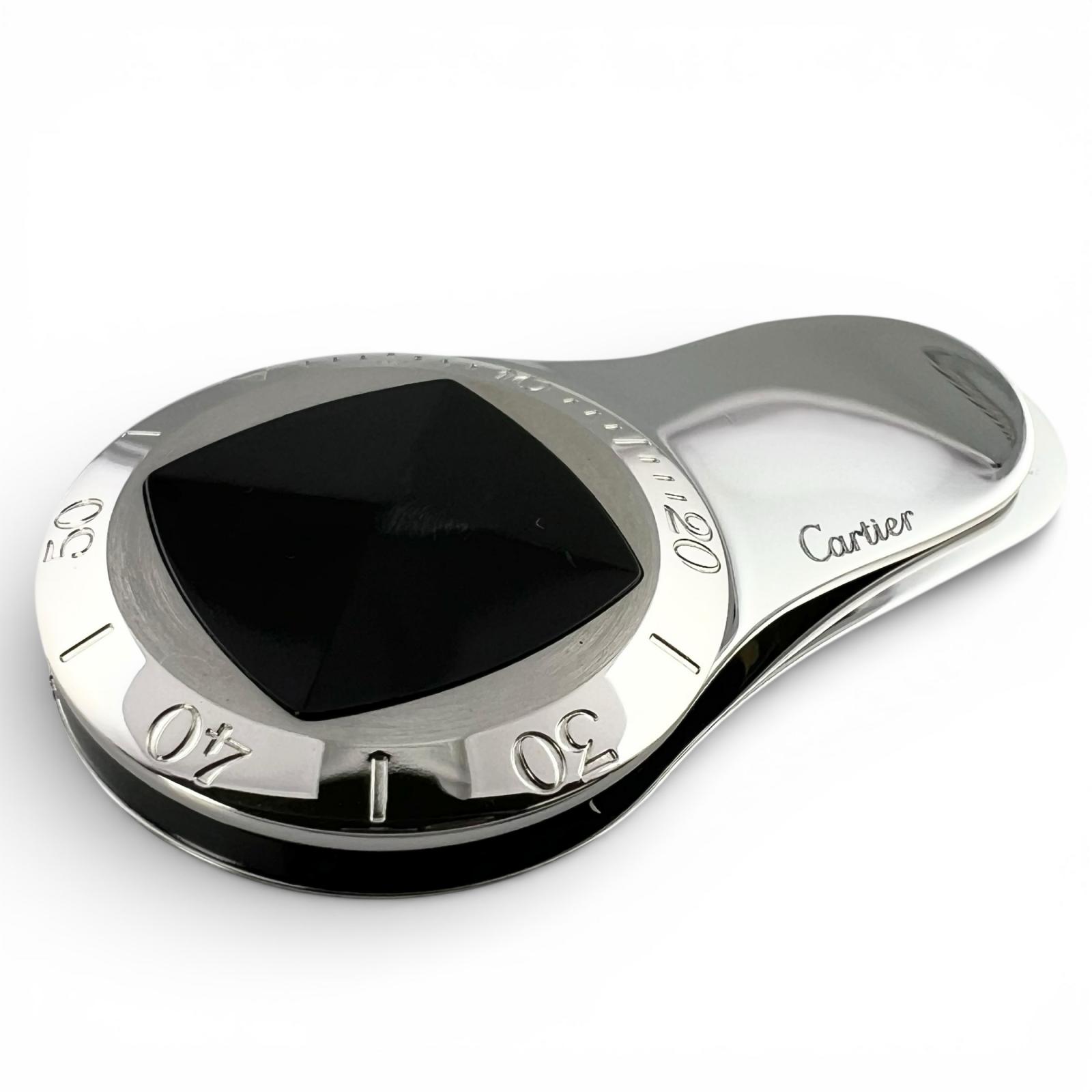 

Very Good Cartier Money clip Pacha Sea timer Silver Stainless Steel mens Used