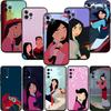 BF83 Mulan Prinzessin Soft Shell Handyhülle für iPhone 16 15 14 13 12 Pro Max Plus Mini