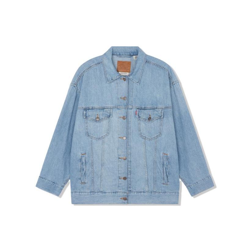 

Джинсовая куртка Levis Cool Series, однобортный воротник, женские куртки, синяя, A1981-0000 L