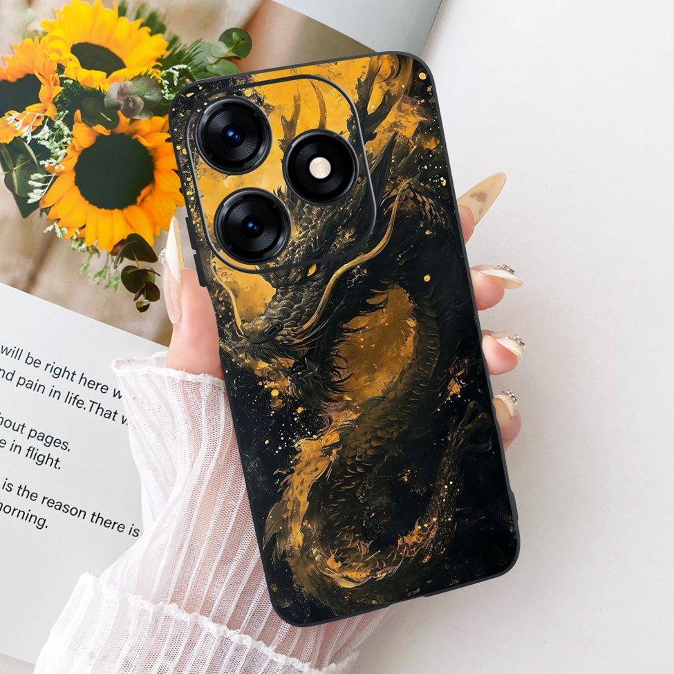Case For Tecno Spark 10 Cover KI5q Cute Cat Fashion Butterfly Painted Casing For Techno Spark 10 Bumper