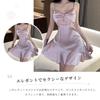 Pajama Lace and Chiffon with Embroidered Korean Bow Summer Fall Guo.KK7 Women's Dress, Nightgown, Chest, Transparent, Fashion, Camisole, Tie,