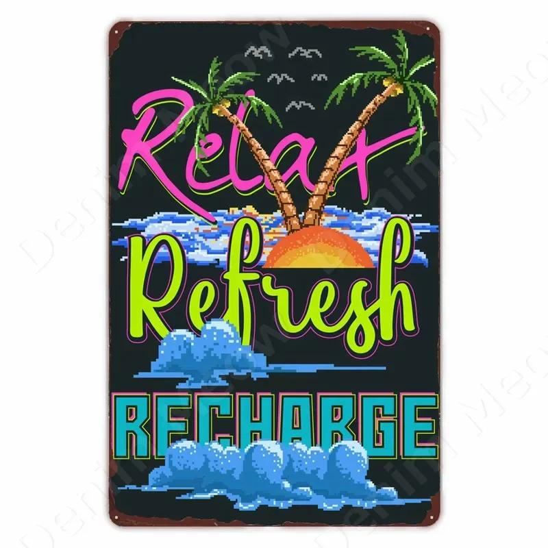 Classic Pixel Games Vintage Retro Metal Tin Sign Old Games Art Poster Space Pixel Game Plaque for Home Room Club Bar Wall Decor