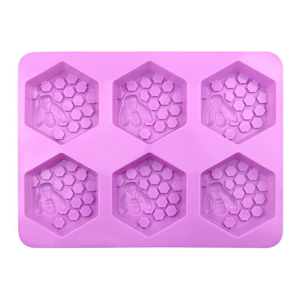 Bee Honeycomb Silicone Mold Candle Soap DIY Handicraft Supplies for Beginners Starters Baking Cake Decoration Mould