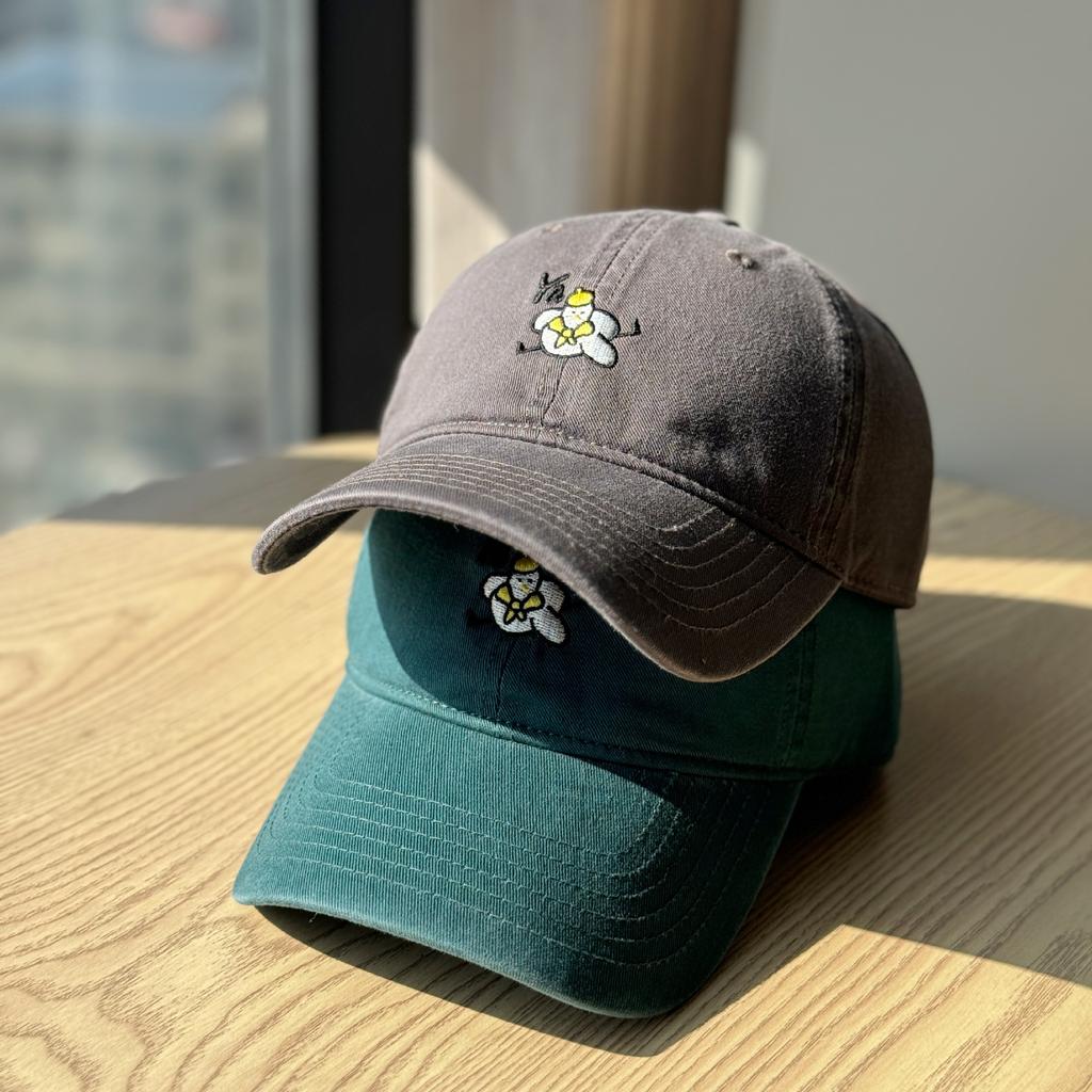Korean-style simple all-season versatile sun-shading baseball cap that makes the face look smaller, unisex, large head circumference, embroidered