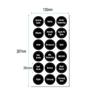 1 Set Printing Spice Can Labels And Food Storage Room Stickers Blackboard Pasting Spice Labels With A Diameter Of 3.8cm