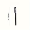 5pcs Gel Pens - 0.5mm Fine Tip, Quick-Drying, Black Ink - Office and School Essentials