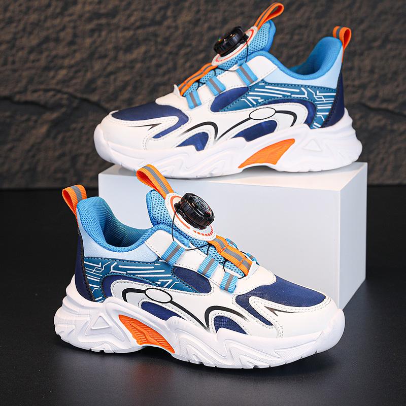 Design Boy Shoes Children Sneaker Size 28-39 Fashion Autumn New Kids Daily Walking Tennis Shoes Sports PU Leather Boy Sneaker