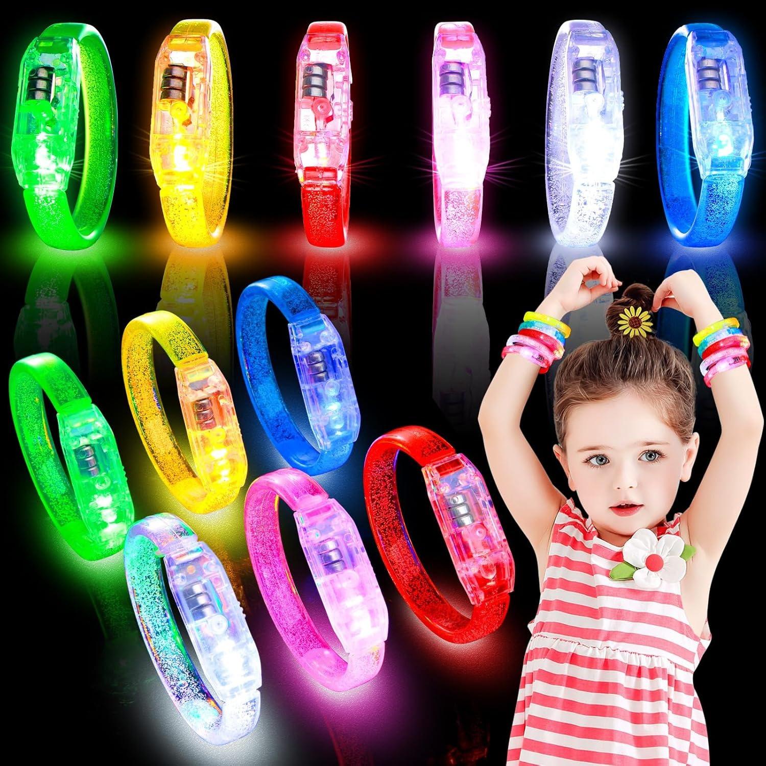 

Упаковка из 5/10 светящихся палочек, браслеты со светом, светодиодные браслеты, светящиеся в темноте товары для вечеринок, наполнители для пасхальных корзин, сувениры для карнавальных вечеринок, подарки 5pcs mix color