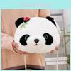 Sac à Bandoulière Chaîne Panda Mignon Peluche Animal en Peluche Jouet Dessin Animé Sac Bandoulière