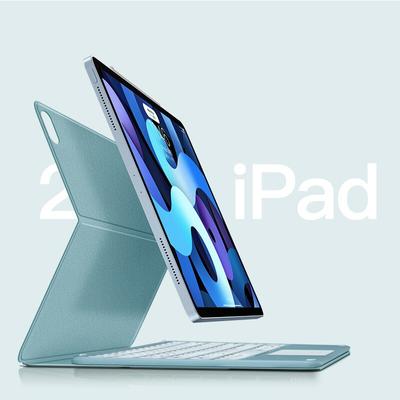 Pouzdro s duální magnetickou klávesnicí pro iPad Air 4 Pro 11 2020 Touchpad Klávesnice a myš pro iPad Pro 11palcový 10,9 Smart Case