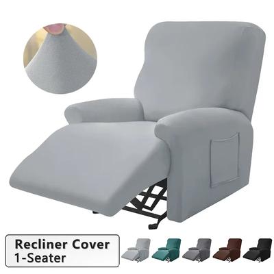 4 Darabos Osztott Relaxációs Kanapéhuzat Sztreccs Spandex Relaxációs Székhuzatok Rugalmas Egyszínű Fotelhuzatok