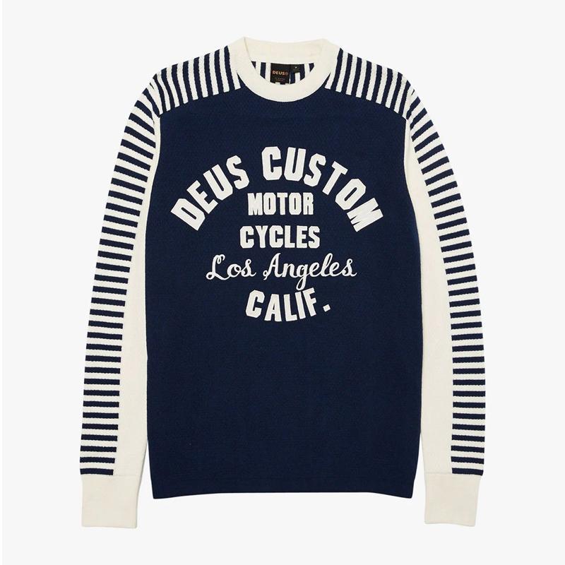 DEUS American Retro Quick-drying Breathable Moisture Removal Jersey Sports Outdoor Long-sleeved T-shirt Racing Ruffian Handsome Locomotive Suit