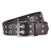 Wind Personality Trend Punk Wind Double Exhaust Eye Belt Star Unisex Pu Leather Pants Belt