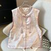 Vest Women's High-end Top Embroidered Vest Vest Women's Sleeveless Vest