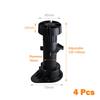 Cabinet Legs Plinth Feet Set of 4 Adjustable for Easy Furniture Leveling