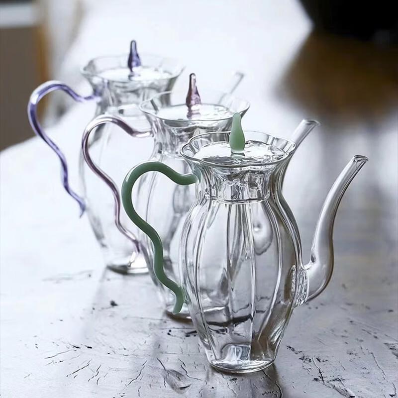 Yipan Narcissus High Borosilicate Glass Teapot