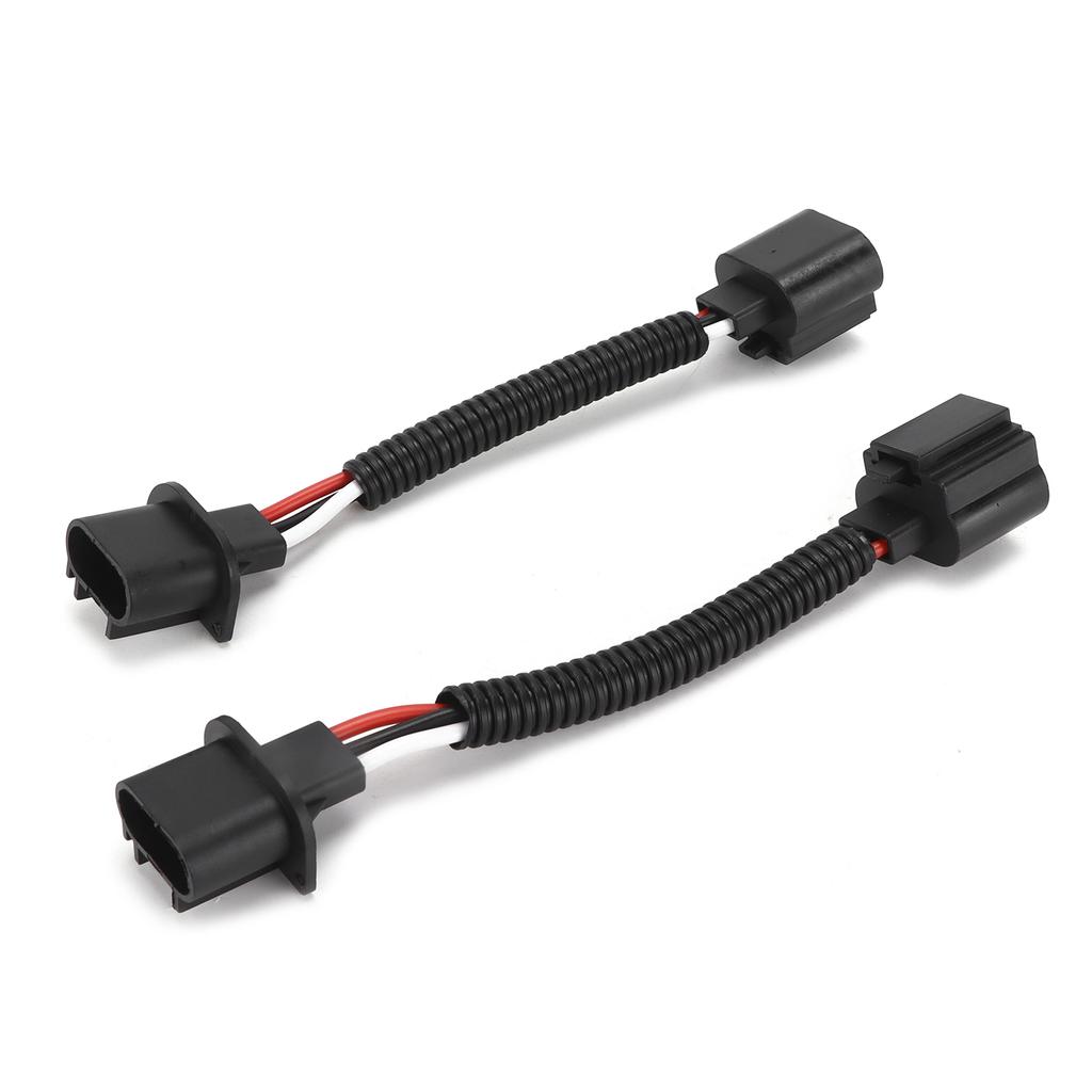 2pcs H13 9008 Male To Female Wiring Harness Adapter for Car Headlight Fog Light Universal
