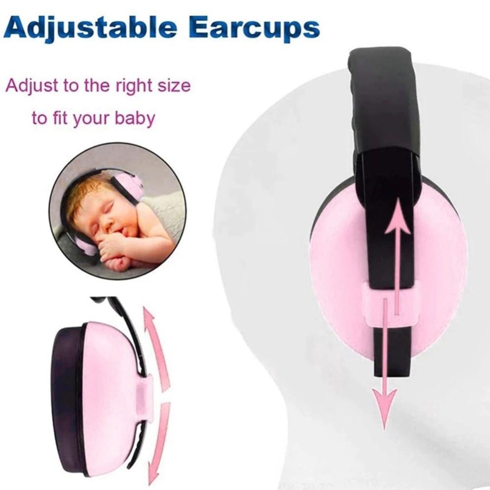 Lightweight Design Baby Earmuffs Adjustable Children Anti-noise Headphones  Outdoor Activities