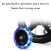 Outdoor LED Blinkendes Kinder Fahrrad Gleichgewichtstraining Rad Kinderfahrräder Stützräder 12-20" Universelle Fahrräder Seitenräder
