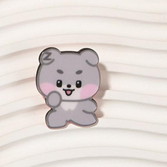 ZB1 Cartoon Animal Acrylic Brooch - Celebrity Style