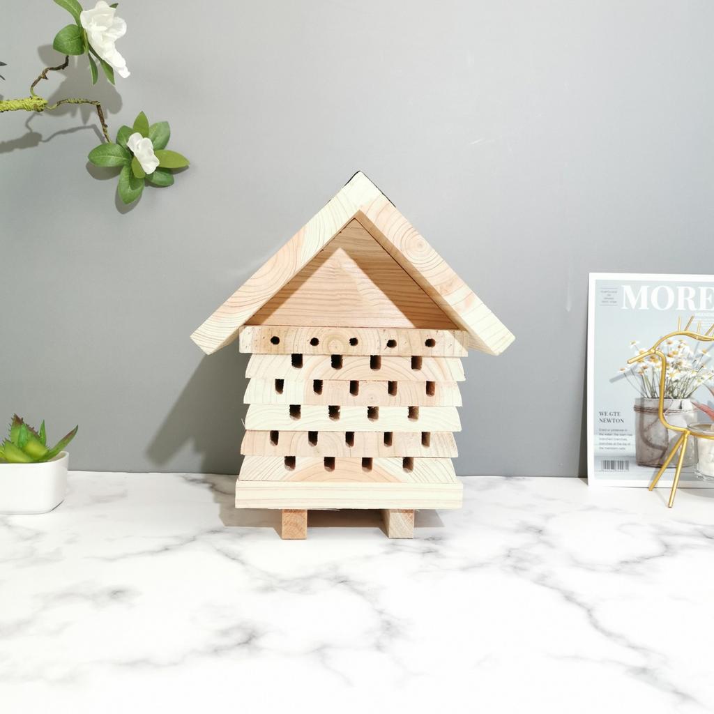 Wooden Insect House, Small Craft Insect House, Bee House, Hanging Interaction, Management System House