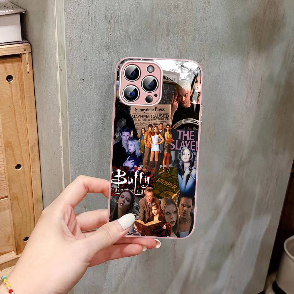 B-Buffy The Vampire Slayer Tempered Glass For Iphone 14 13 12 11 Pro Mini XS MAX 14Plus X XS XR Fundas