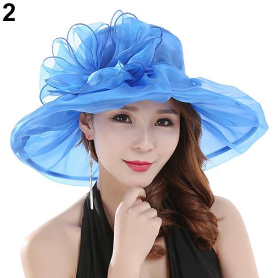 Women's Fashion Summer Church Kentucky Derby Cap British Tea Party Wedding Hat