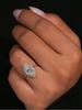 925 Silver Simplicity Marquise Surround Zircon Ring For Women Engagement Wedding Luxury High Quality Fine Jewelry