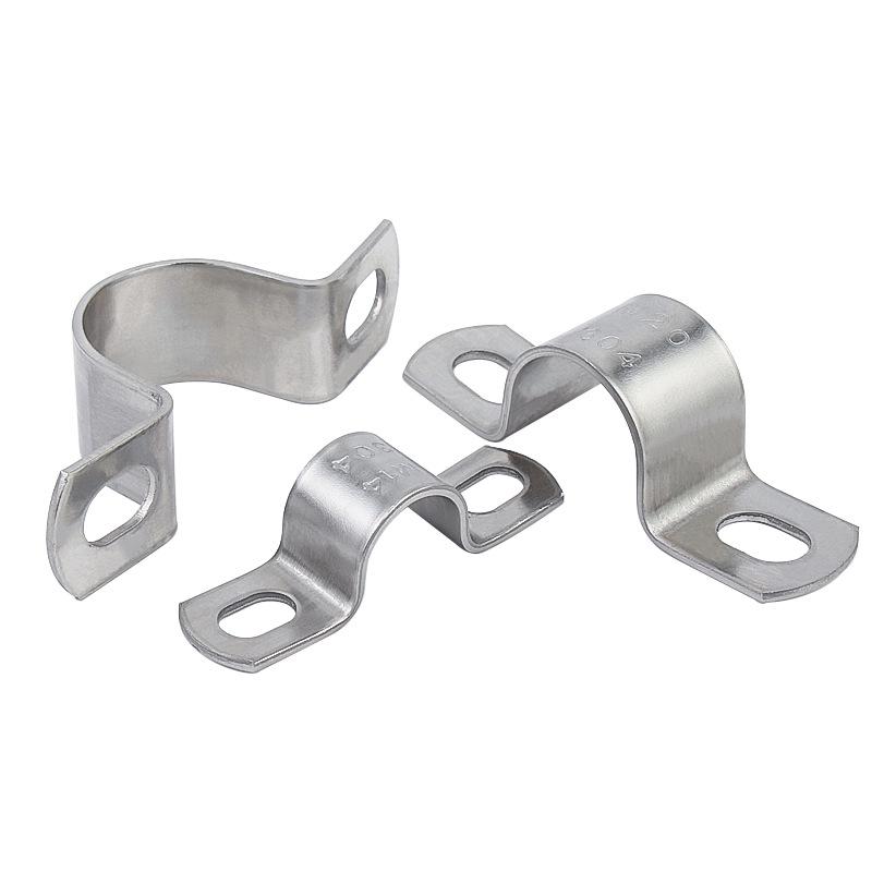 304 Stainless Steel U-Shaped Saddle Pipe Clamp Bracket