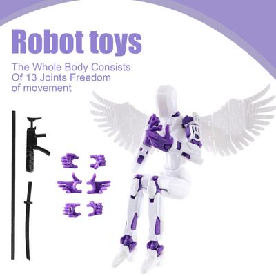 Mobiles Puppenset, 3D-gedruckte Titan-Roboter-Mobilpuppe, bewegliche Mobilpuppe, für Sammler geeignet, Schreibtischdekoration