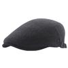 Men's beret with warm stripes for autumn and winter, warm and comfortable, suitable for outdoor windproof and cold insulation