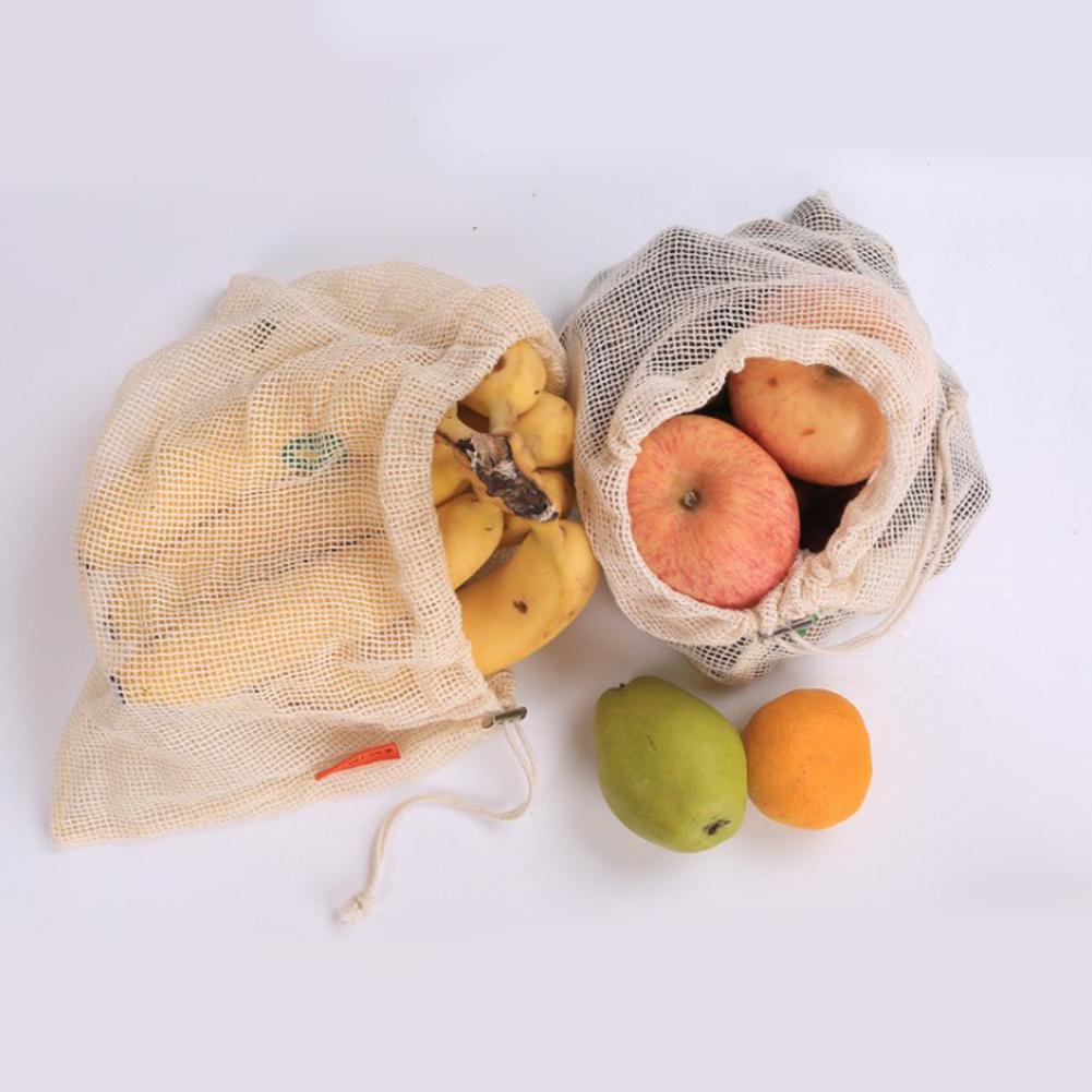 drawstring vegetable bags