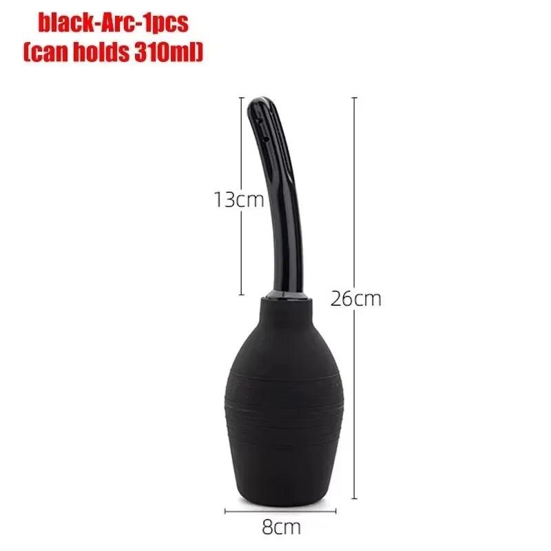 Small Capacity Douche Enema Colon Cleaning Bidet Portable Bidet Cleaner Enema Syringe Rectal Enemator Stream Accessories