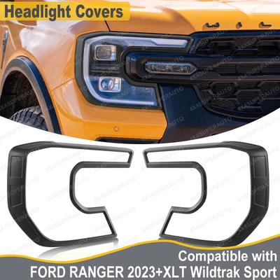 Front Headlight Cover For Ford Ranger Raptor Next Gen 2026 2026 Wildtrak XLT Sport Lamp Hoods Car Accessories