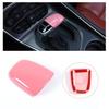 1pcs Gear Shift Knob Cover Trim Bezels for Dodge Challenger/Charger 2015+ Pink