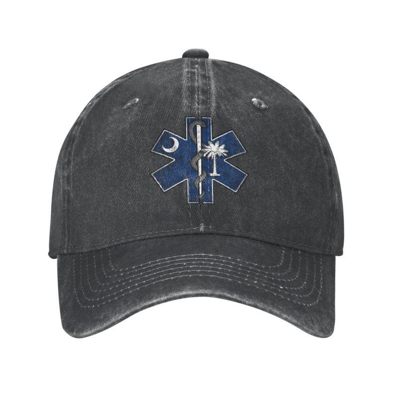 

Хлопковая бейсболка с символом EMT Star Of Life для унисекс, дышащая дышащая кепка для экстренной медицинской помощи для папы, уличная Adult Baseball Cap